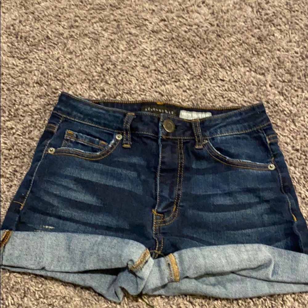 Aeropostale High Waisted Midi Shorts